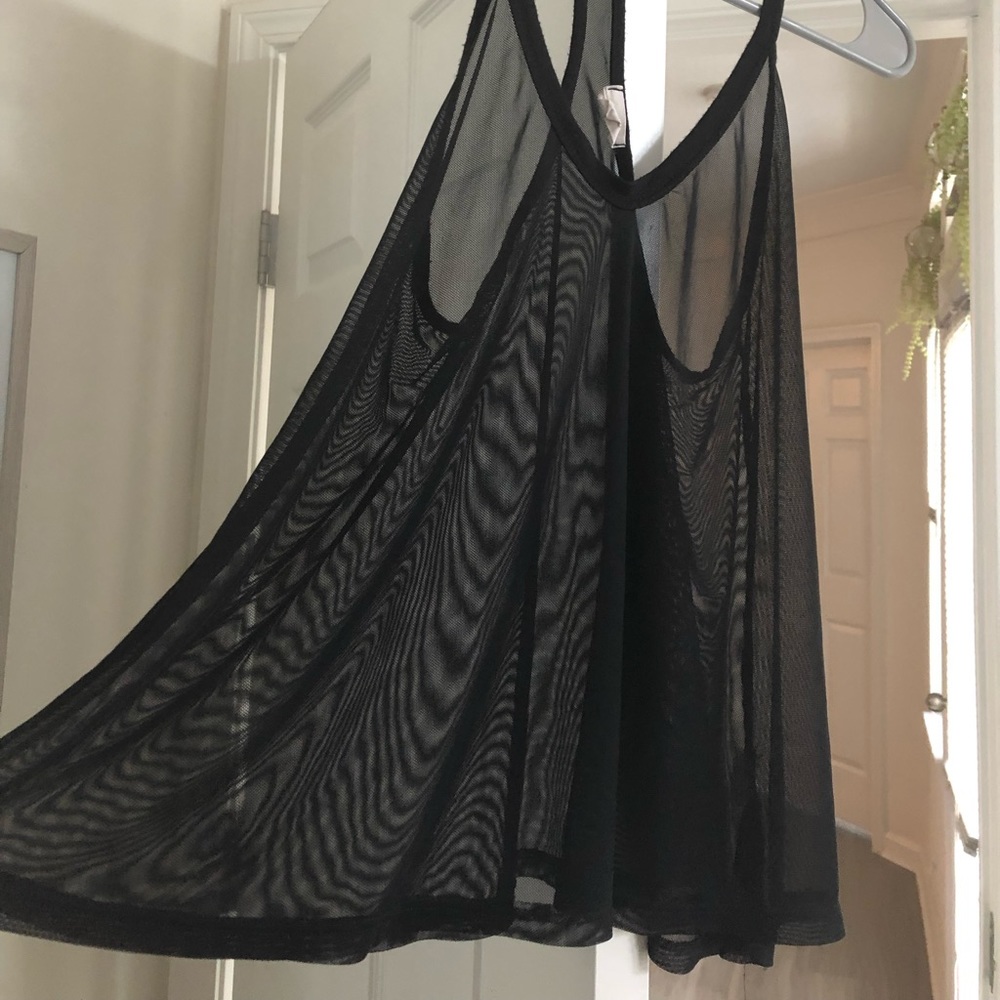 Mesh Black Tank